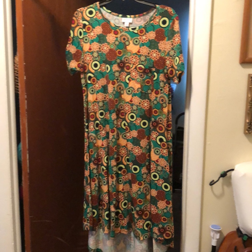 LuLaRoe high low dress.